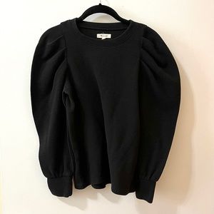 Madewell Pleated Statement-Sleeve Top